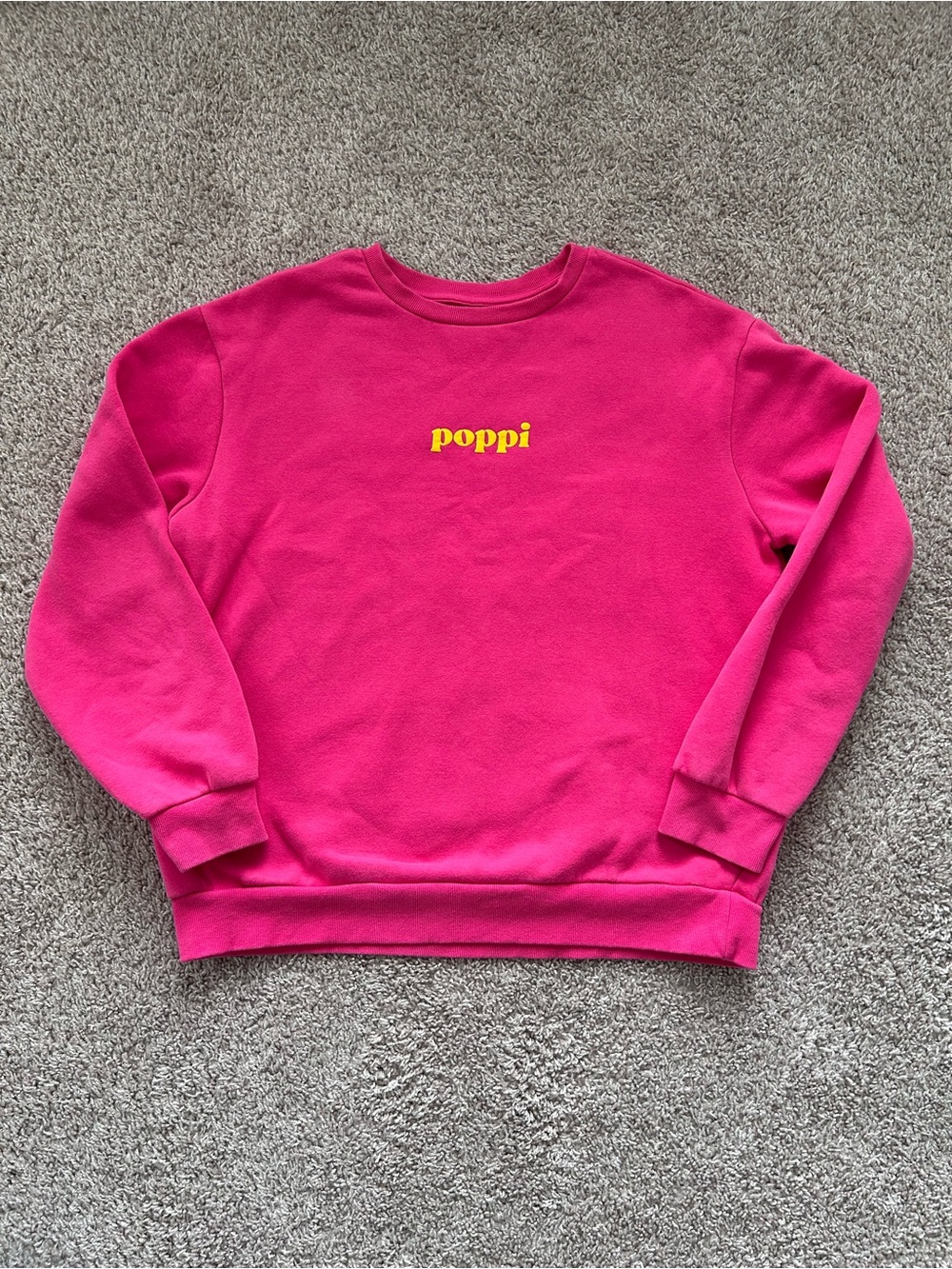 Poppi x Target Hot Pink Graphic Logo Sweatshirt in Large